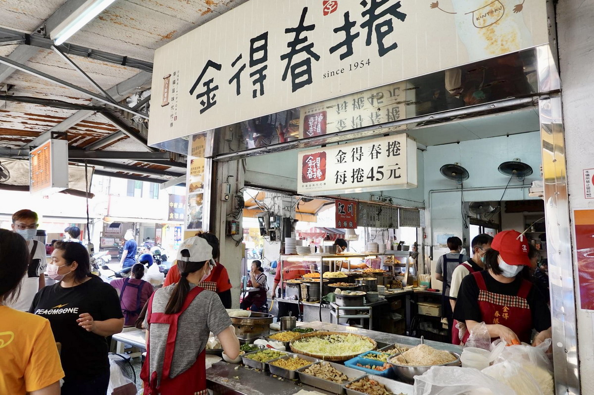 【台南中西區美食】金得春捲：國華街必吃，1956年創業，永樂市場旁著名老牌點心 4886 @貓大爺