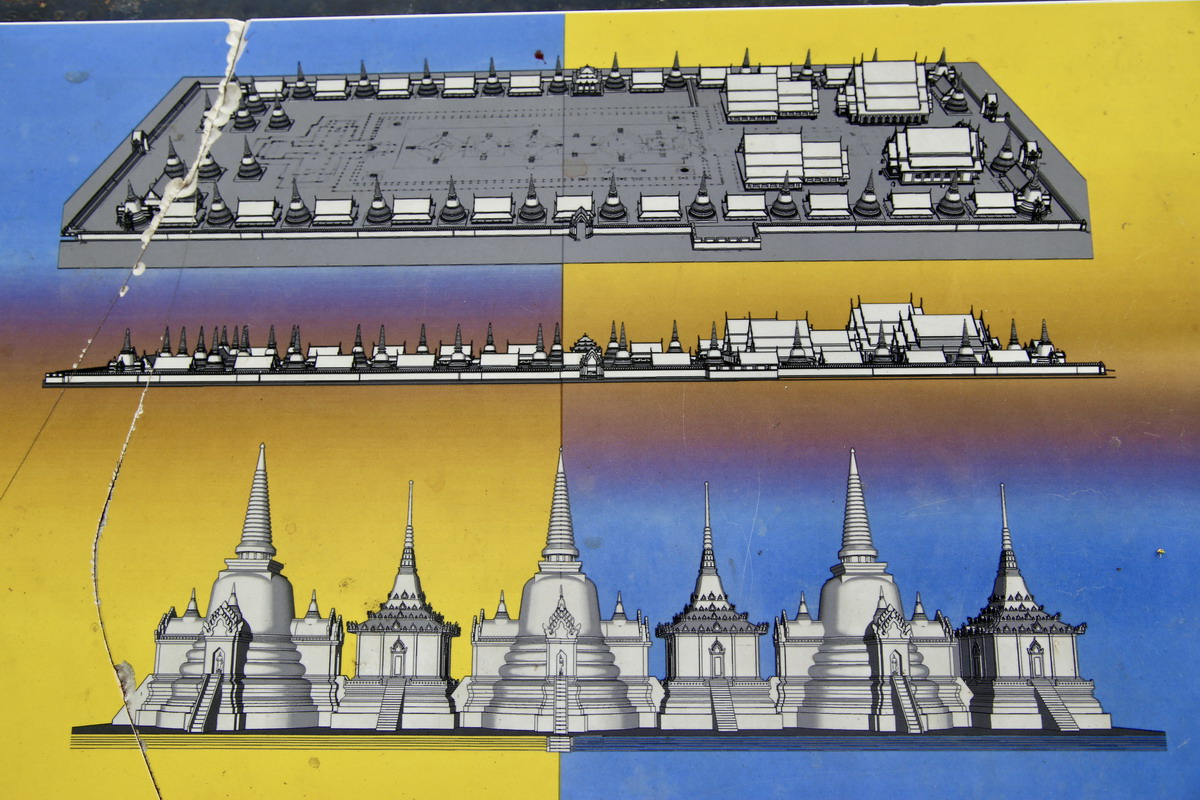 【泰國大城府旅遊】帕席桑碧寺 Wat Phra Si Sanphet：阿瑜陀耶大城著名遺跡，三座高大佛塔是標誌 7179