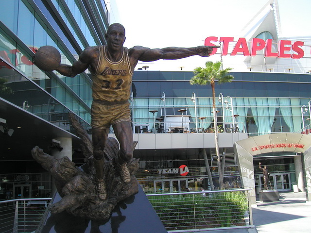 【美國洛杉磯旅遊】Staples Center 體育館：NBA籃球湖人隊及快艇隊主場 569 @貓大爺
