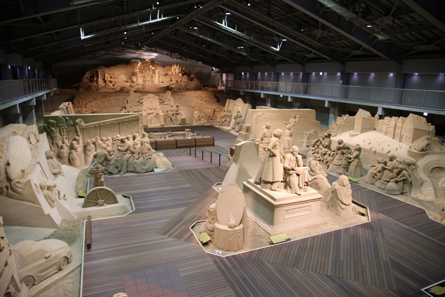 【日本山陰山陽旅遊】鳥取砂之美術館：鬼斧神工的沙雕藝術展覽館  2472 @貓大爺