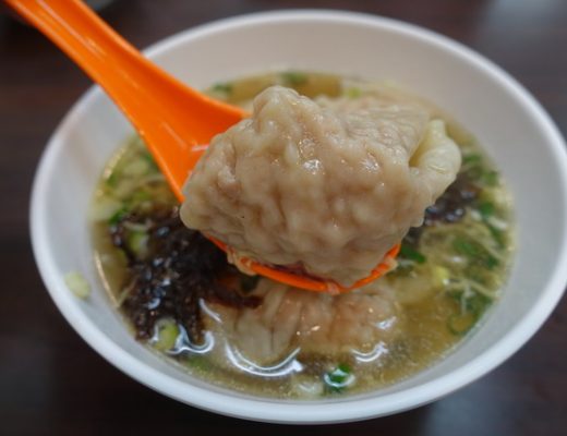 【台北南京復興站美食】老虎醬溫州大餛飩：餛飩大顆實在的平價麵店 @貓大爺
