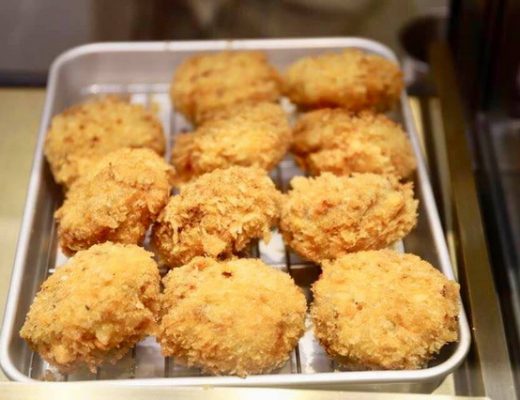 【世貿站】金葉名氣餅 GOLD MENCHI：微風南山排隊日式炸牛肉餅 3675&nbsp;(停業) @貓大爺