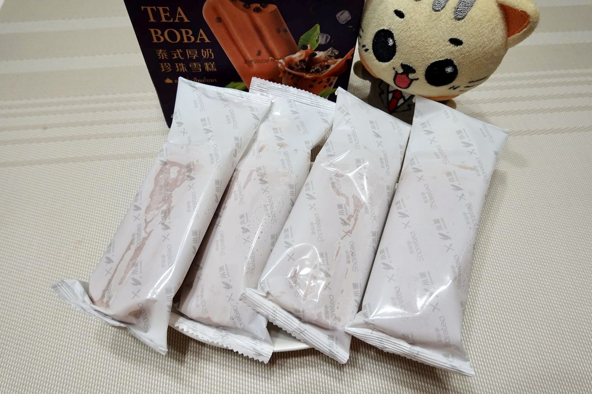 【冰品】泰式厚奶珍珠雪糕：Sharetea歇腳亭X小美冰淇淋聯名，全聯獨家販售，香甜濃郁的泰式風味雪糕 4607