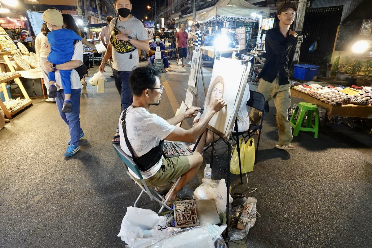 【泰國清邁府旅遊】到泰國逛夜市！清邁週六夜市 Chiang Mai Saturday Night Market，清邁三大夜市之一，觀光客必遊，規模超大逛到腳酸腿軟 5341