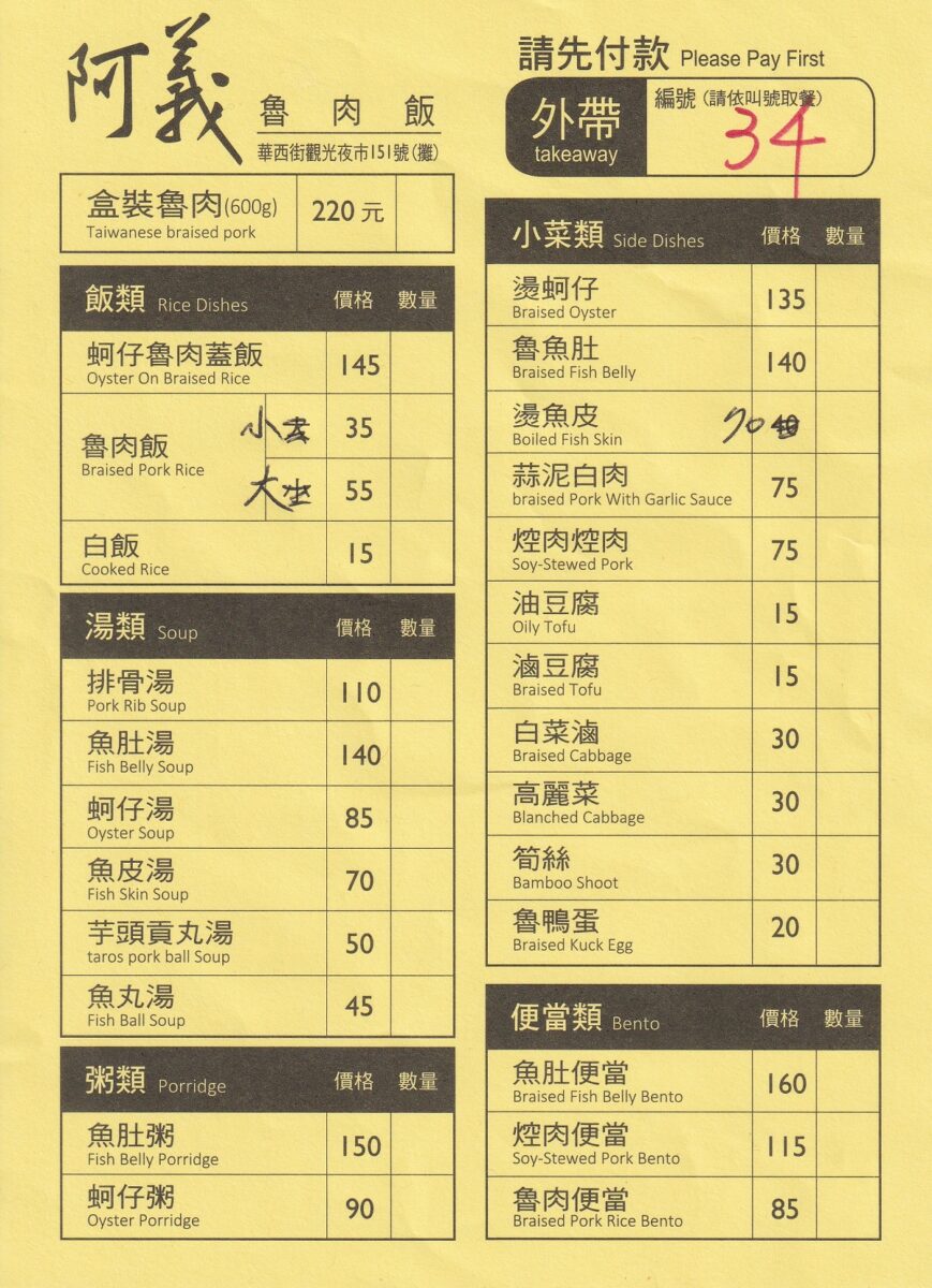 【台北龍山寺站美食】阿義魯肉飯 2025：滷肉飯舖上滿滿蚵仔太誘人了啦！1967年創業華西街夜市老店 6988