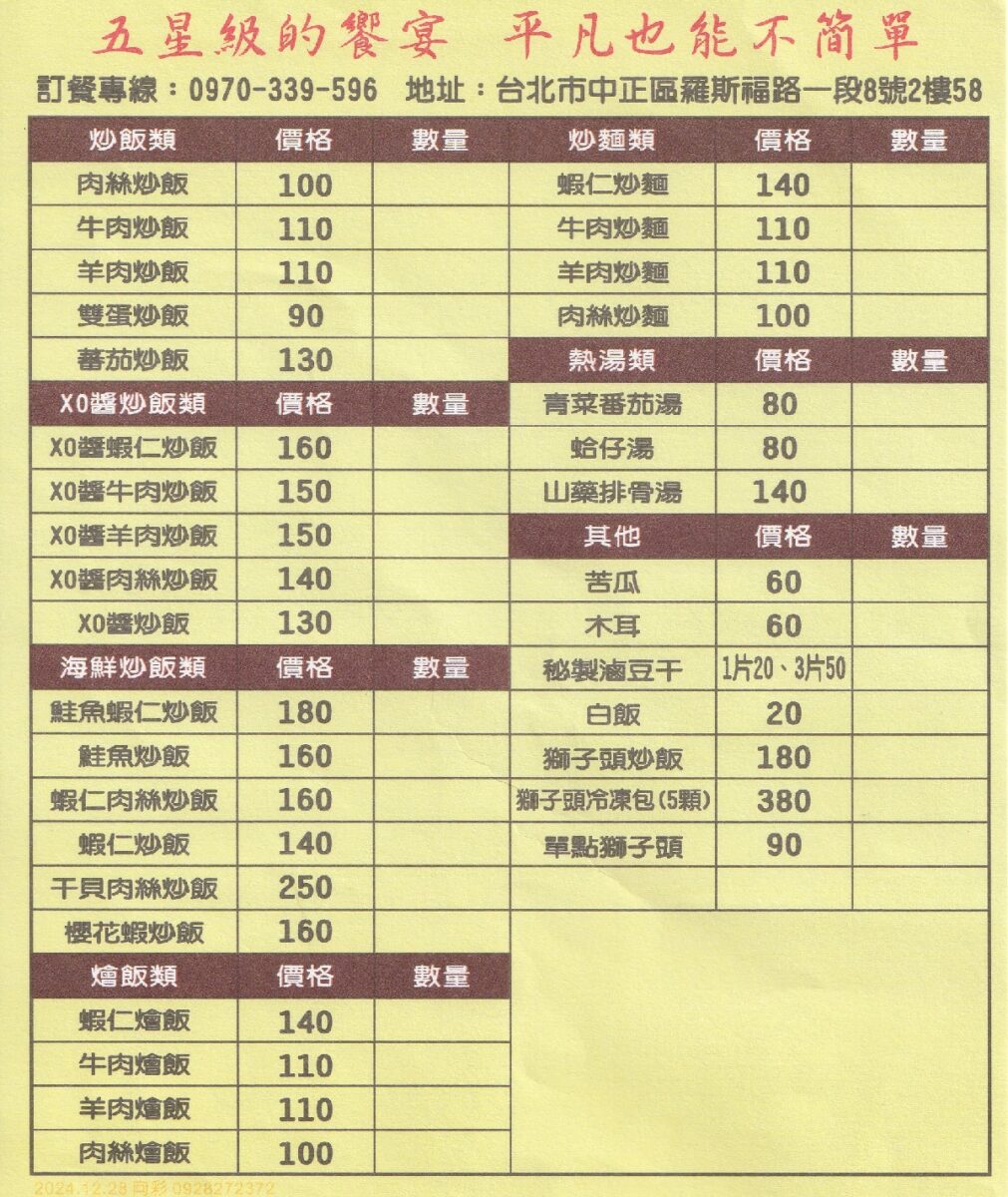 【台北中正紀念堂站美食】國賓炒飯麵 2025：南門市場二樓美食街裡的飯店級炒飯麵，物美價廉熱門排隊店 6719