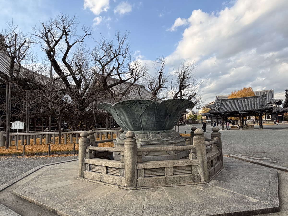 【日本京都旅遊】西本願寺：漂亮的大銀杏樹以及京都三大唐門之一、京都三大閣樓之一，世界遺產、日本國寶 7167