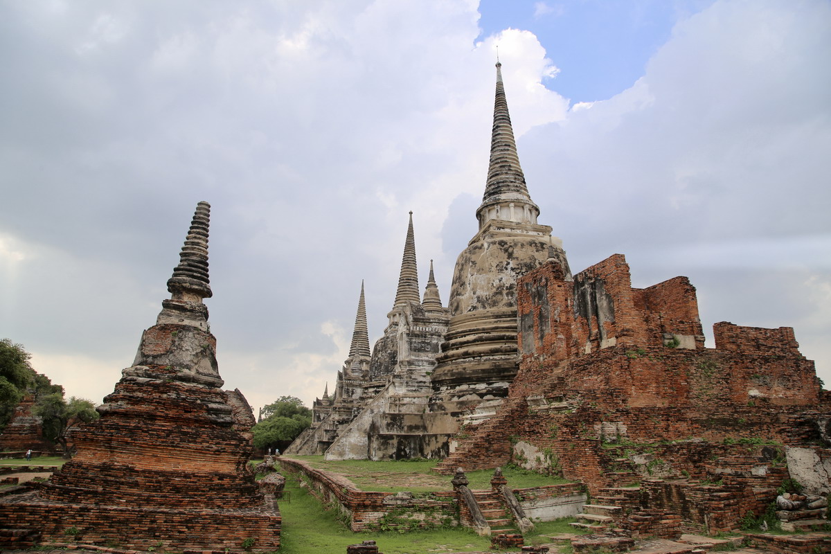 【泰國大城府旅遊】帕席桑碧寺 Wat Phra Si Sanphet：阿瑜陀耶大城著名遺跡，三座高大佛塔是標誌 7179