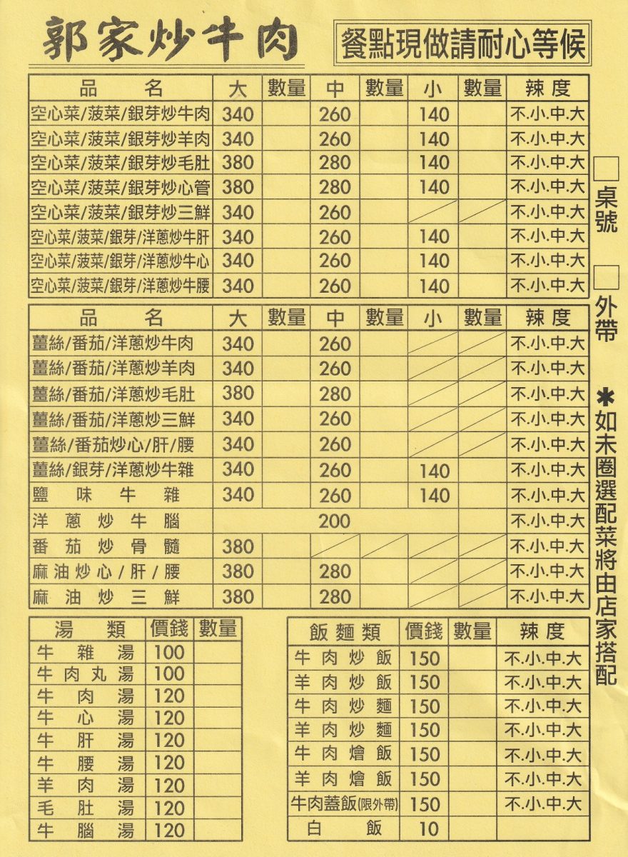 【台北龍山寺站美食】郭家炒牛肉 2026：華西街夜市熱門排隊店，自製沙茶醬開胃下飯，炒牛肉、牛雜湯、牛肉炒飯一套牛起來 7299
