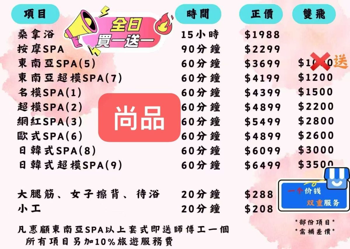 澳門桑拿排行：澳門桑拿最新推介、老司機推薦