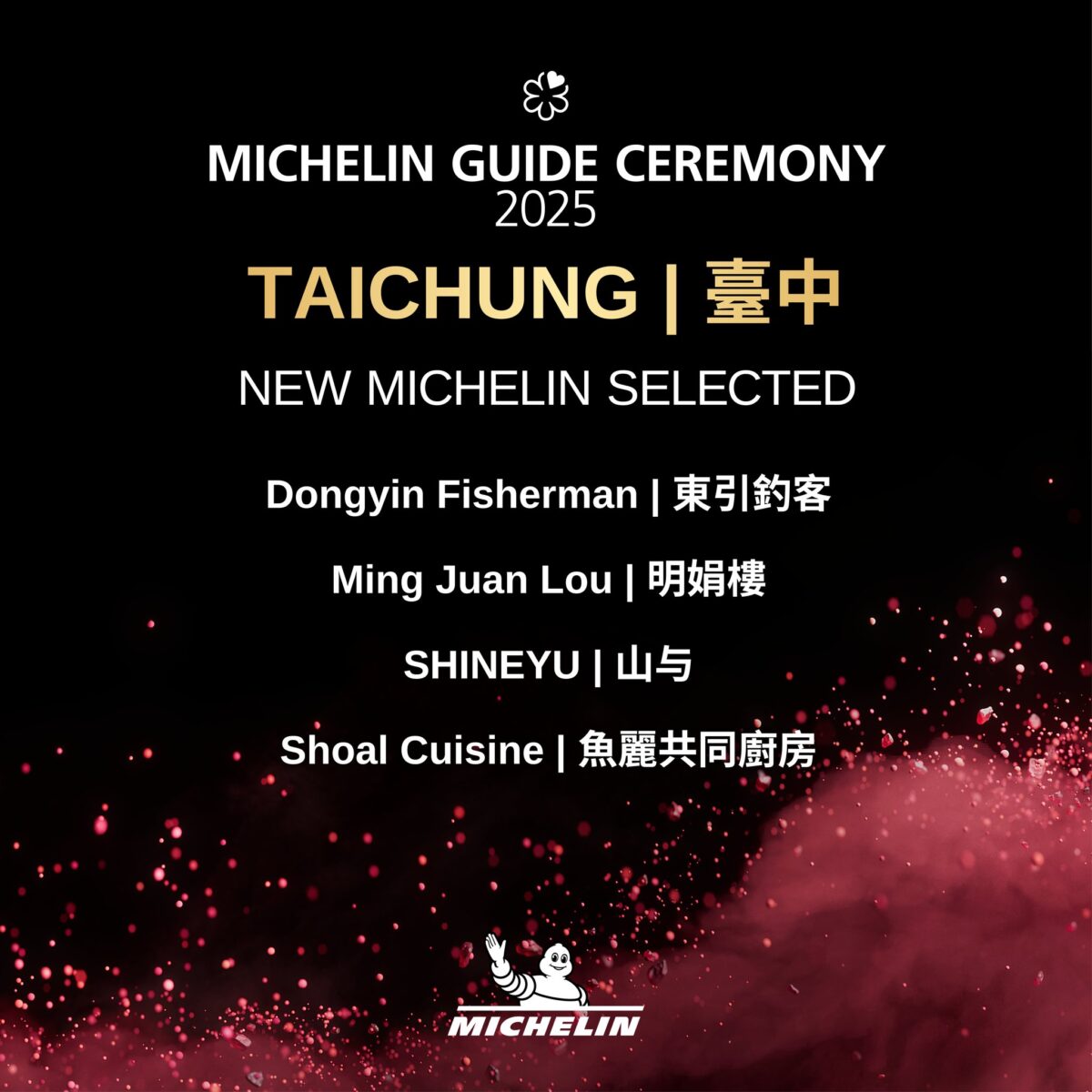 【懶人包】台灣米其林指南特輯 Michelin Guide 2025（台北、新北、新竹、台中、台南、高雄）得獎名單及評論 7160